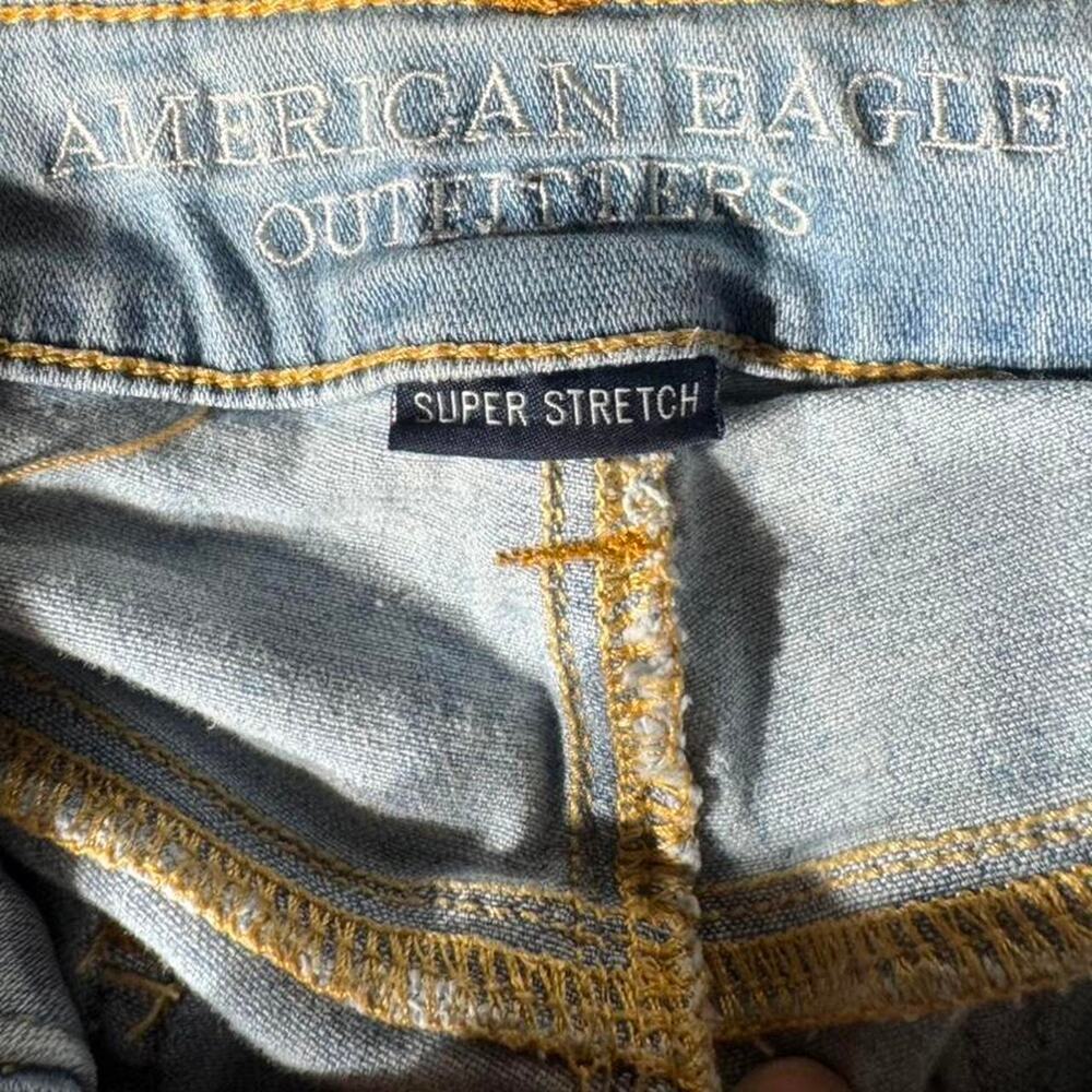 American eagle blue denim midi - Picture 3 of 4